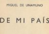 Miguel de Unamuno, «De mi país» y Alcalá de Henares