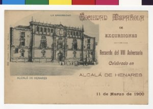 VIII Aniversario de la Sociedad Española de Excursiones celebrado en Alcalá de Henares
