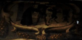 Alegoría de San Ignacio de Loyola en el antiguo Hospital de Antezana Alegoría de San Ignacio de Loyola en el antiguo Hospital de Antezana