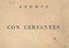 Miguel de Cervantes en «Con Cervantes» de Azorín Miguel de Cervantes en "Con Cervantes" de Azorín