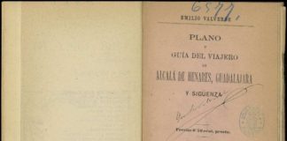 Plano y guía del viajero en Alcalá de Henares, Guadalajara y Sigüenza