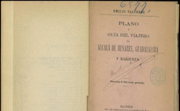 Plano y guía del viajero en Alcalá de Henares, Guadalajara y Sigüenza