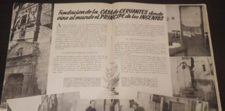 Fundación de la Casa de Cervantes, un artículo de 1953 Fundación de la casa de Cervantes