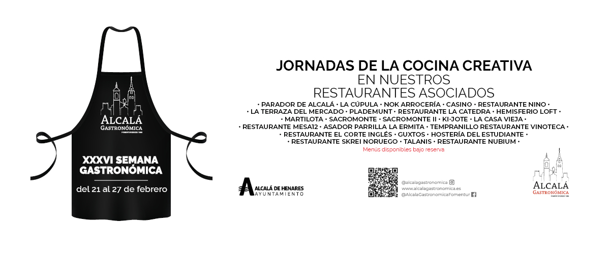 XXXVI Semana Gastronómica de Alcalá de Henares, 21 al 27 de febrero