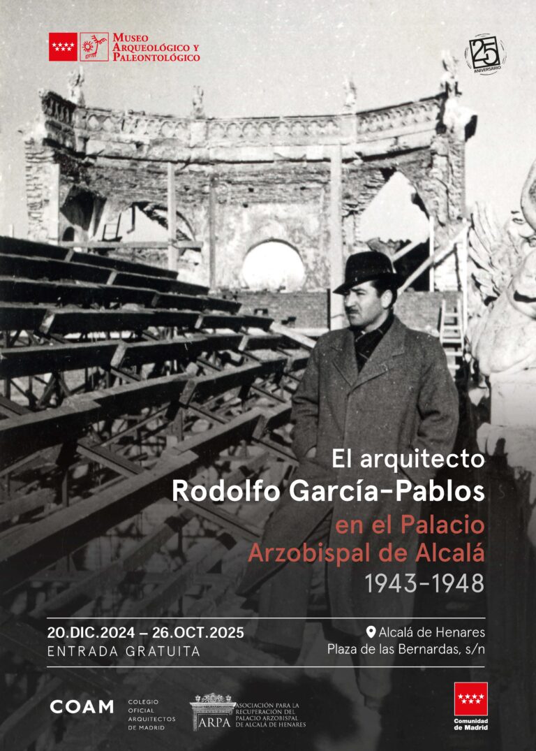 Rodolfo García de Pablos en el palacio Arzobispal, Alcalá de Henares