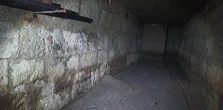 El refugio de la plaza de Cervantes, Alcalá de Henares El refugio de la plaza de Cervantes, Alcalá de Henares