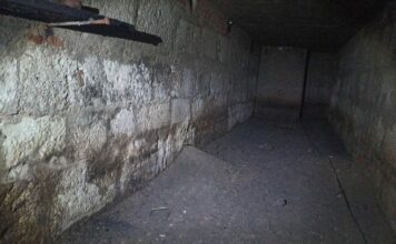 El refugio de la plaza de Cervantes, Alcalá de Henares El refugio de la plaza de Cervantes, Alcalá de Henares