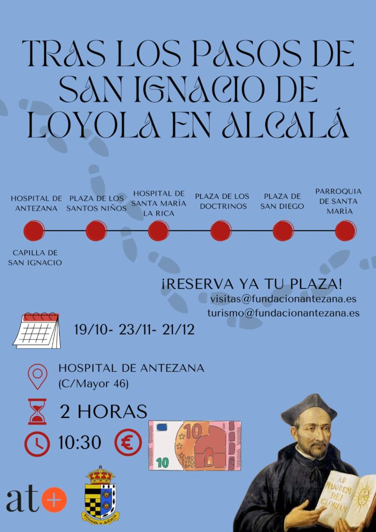 Visita guiada San Ignacio de Loyola en Alcalá de Henares, 1526-1527, desde el Hospital de Antezana