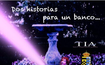 Dos historias para un banco, teatro en el patio mudéjar del Hospital de Antezana con el grupo TIA Dos historias para un banco, teatro en el patio mudéjar del Hospital de Antezana con el grupo TIA