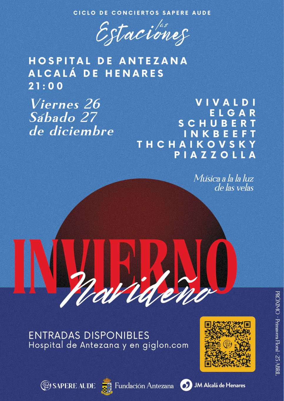 Concierto Invierno Navideño… A la luz de las velas. Concierto Invierno Navideño… A la luz de las velas.